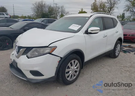 2016 Nissan Rogue S из США, поврежденный, VIN KNMAT2MT5GP627726